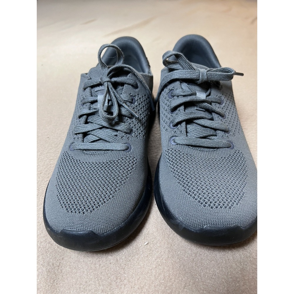 Kizik Lima Hands Free Sneakers Gray Knit Slip On Womens 8 Mens 6.5 Comfortable